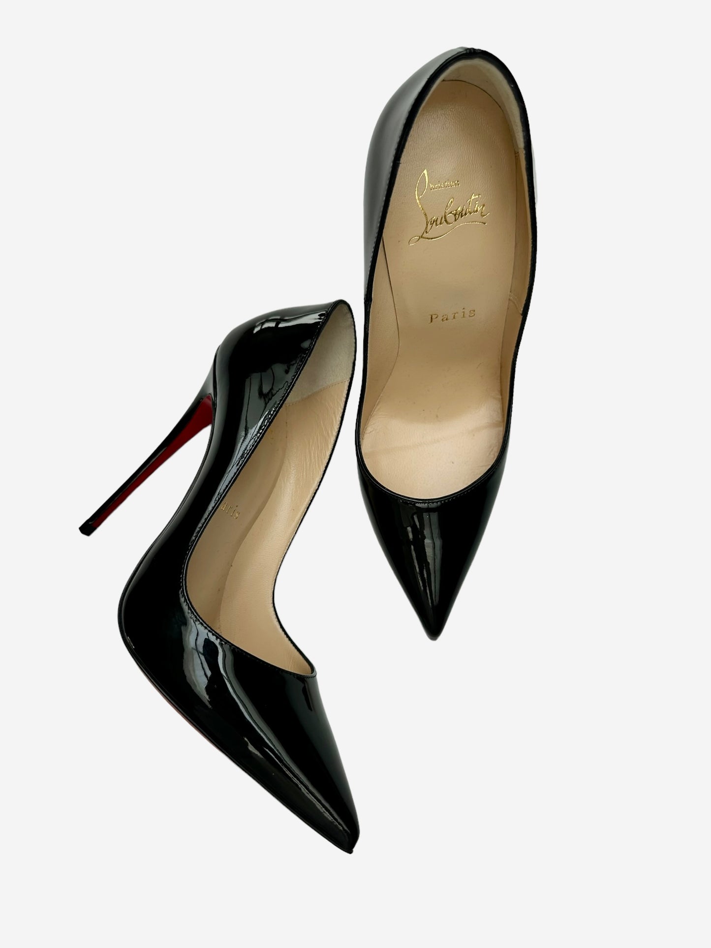 Black Patent Heels - 7