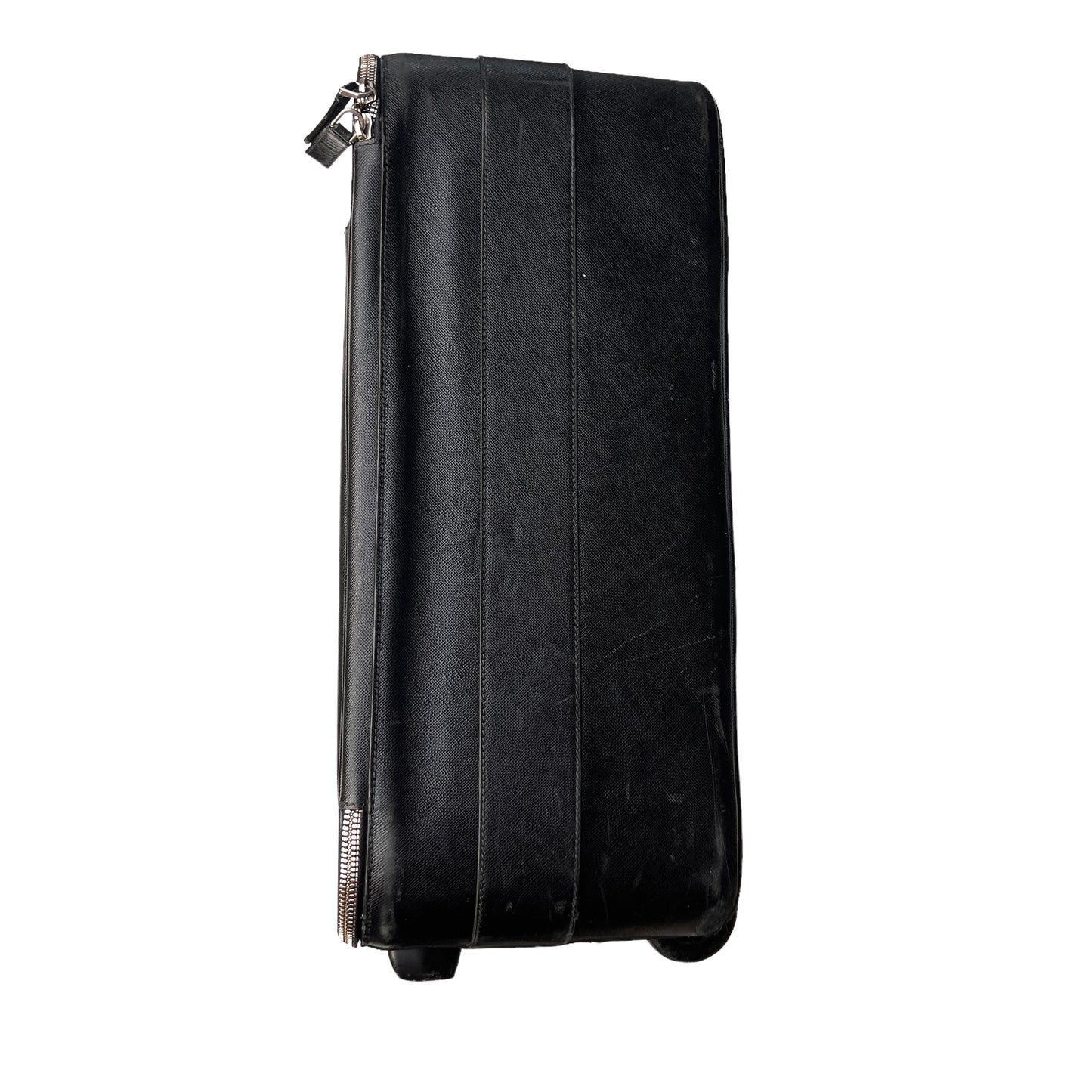 Black Saffiano Leather Suitcase