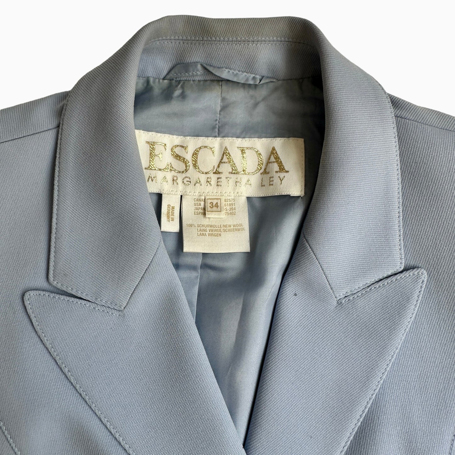 Vintage Pale Blue Blazer - XS