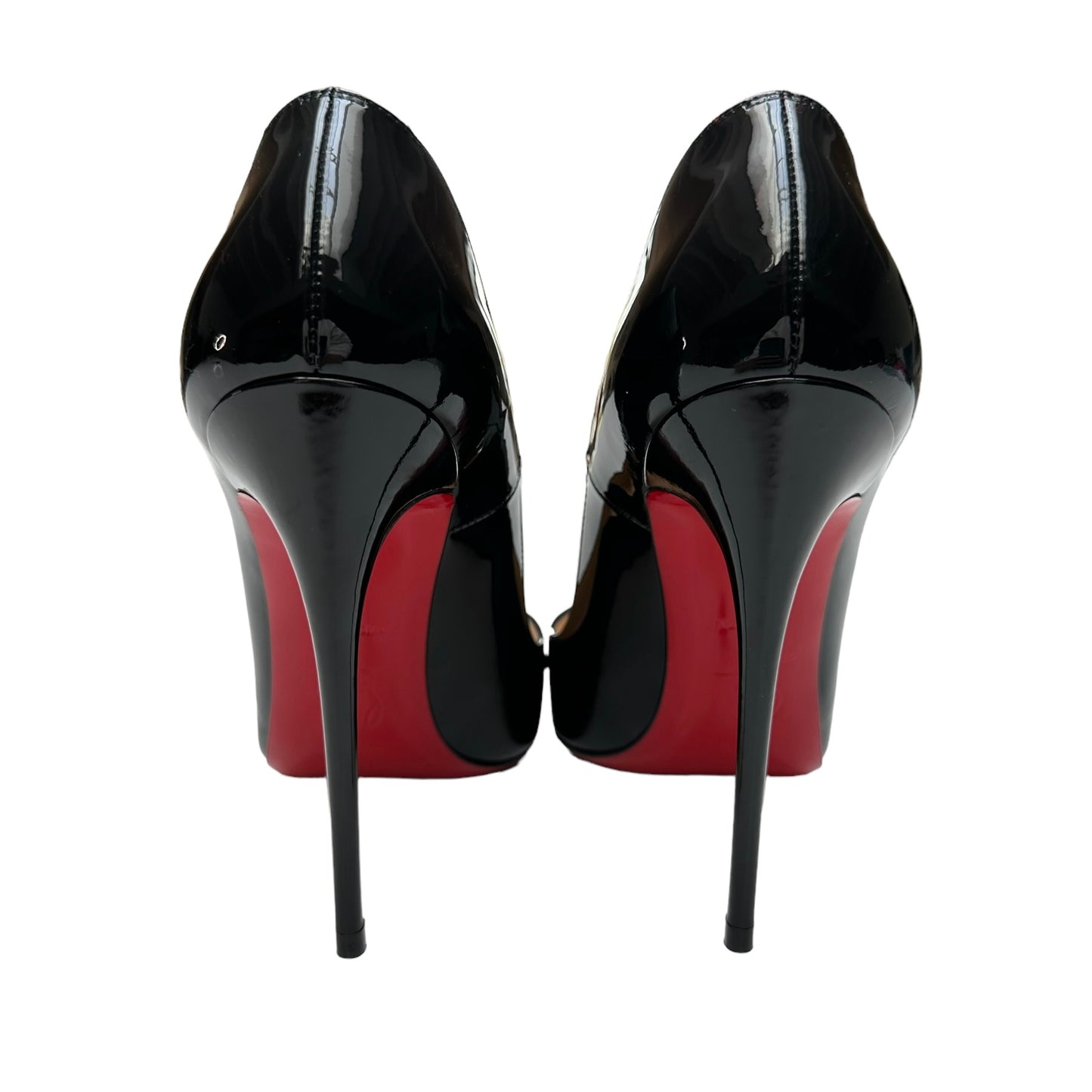 Black Patent Heels - 7