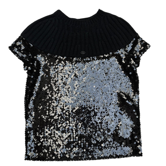 Sequins Black Top - M