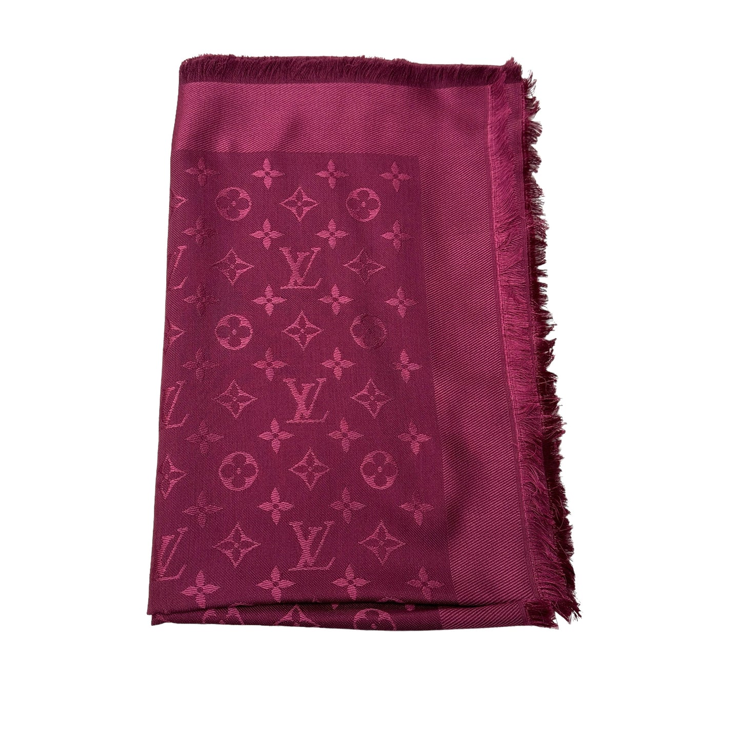 Monogram Silk Shawl