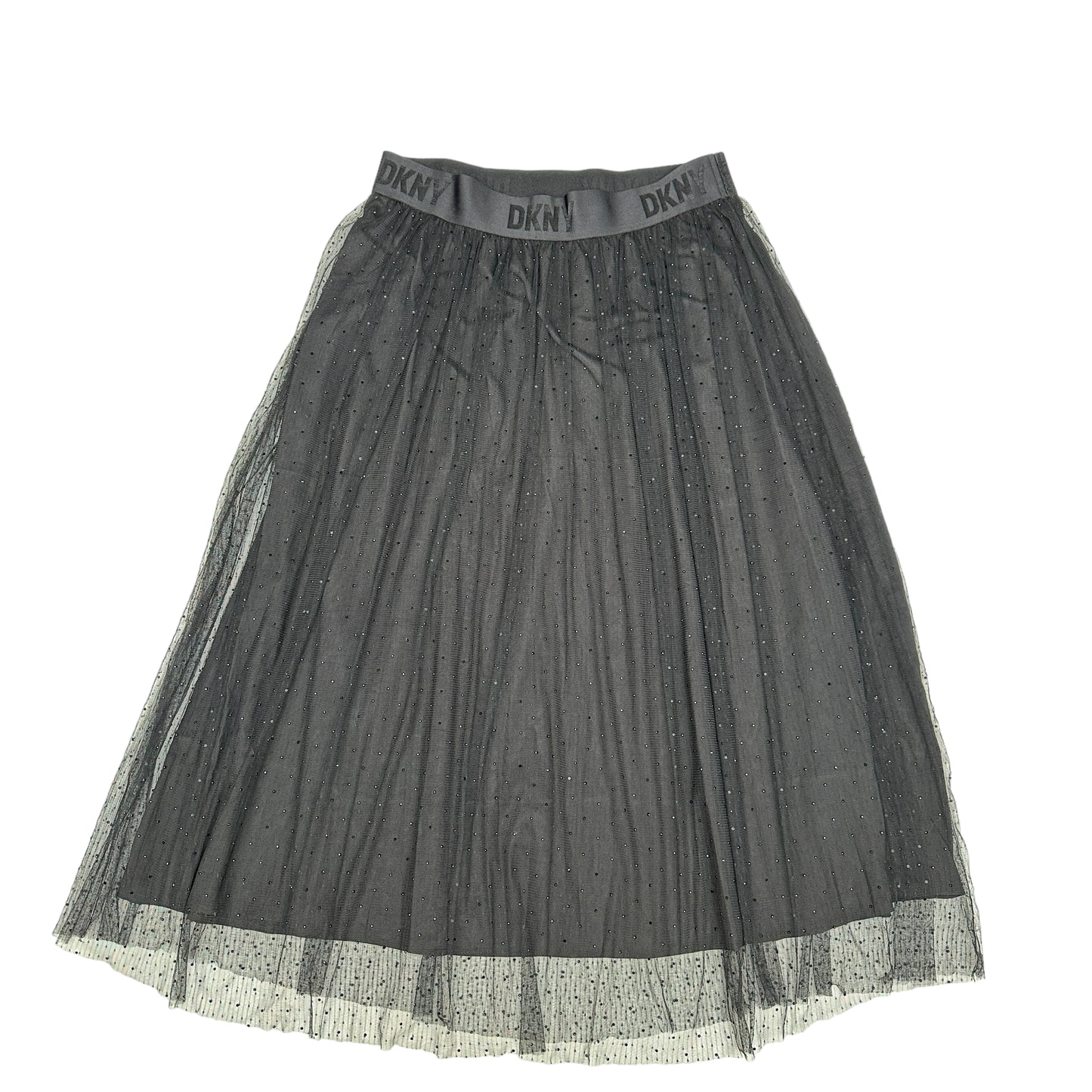 Black Tulle Skirt w/Crystals - M