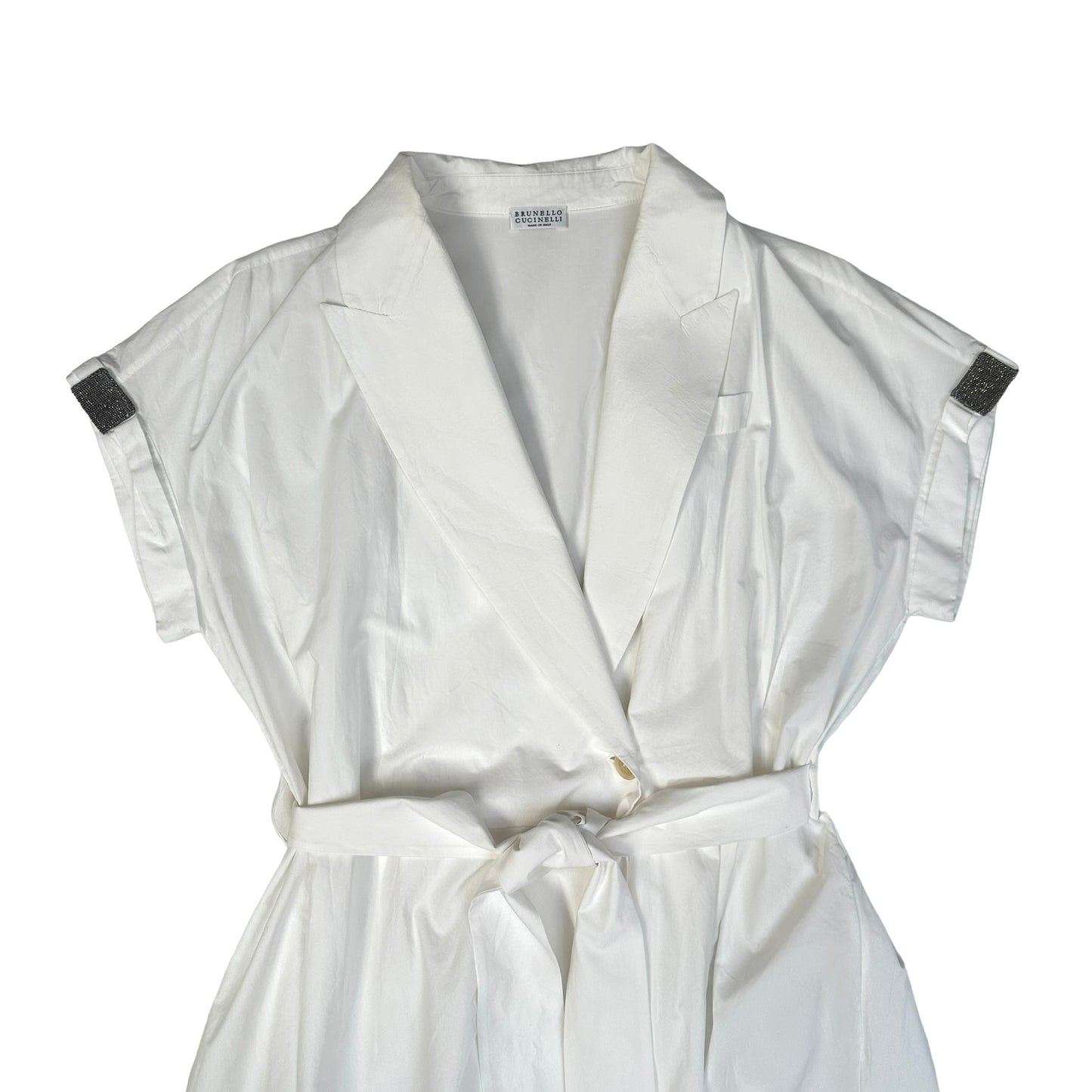 White Cotton Dress - M/L