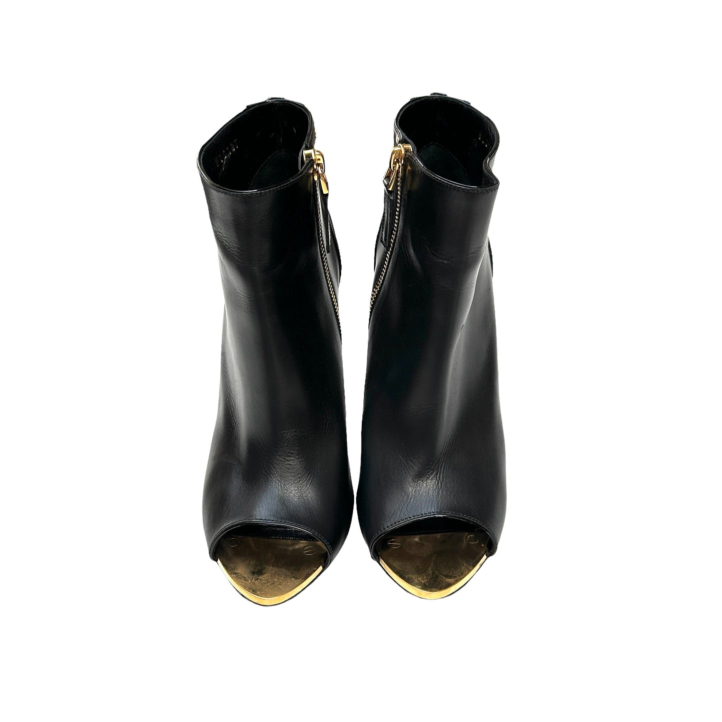 Black & Gold Heels - 8.5