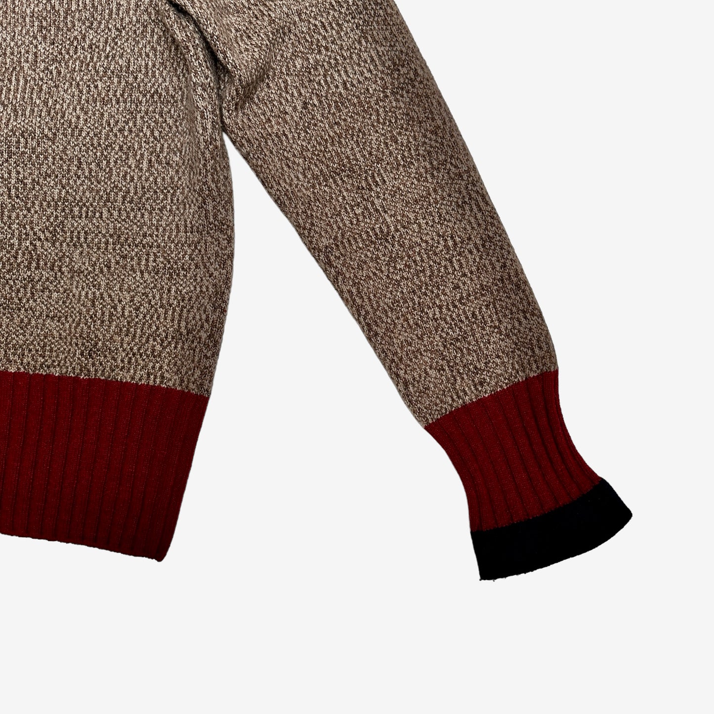 Brown Sweater w/CC logo Buttons - L