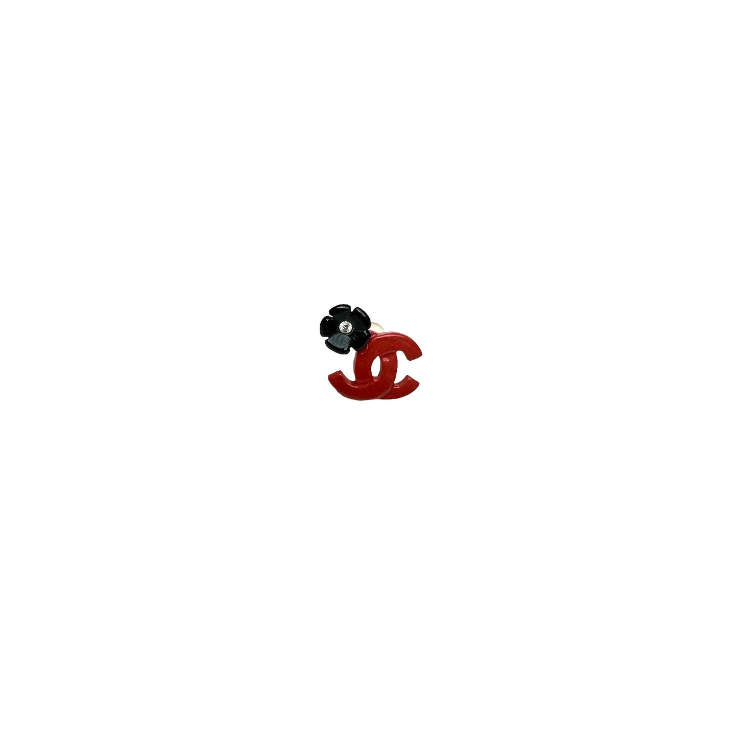 Red Logo Ear Studs