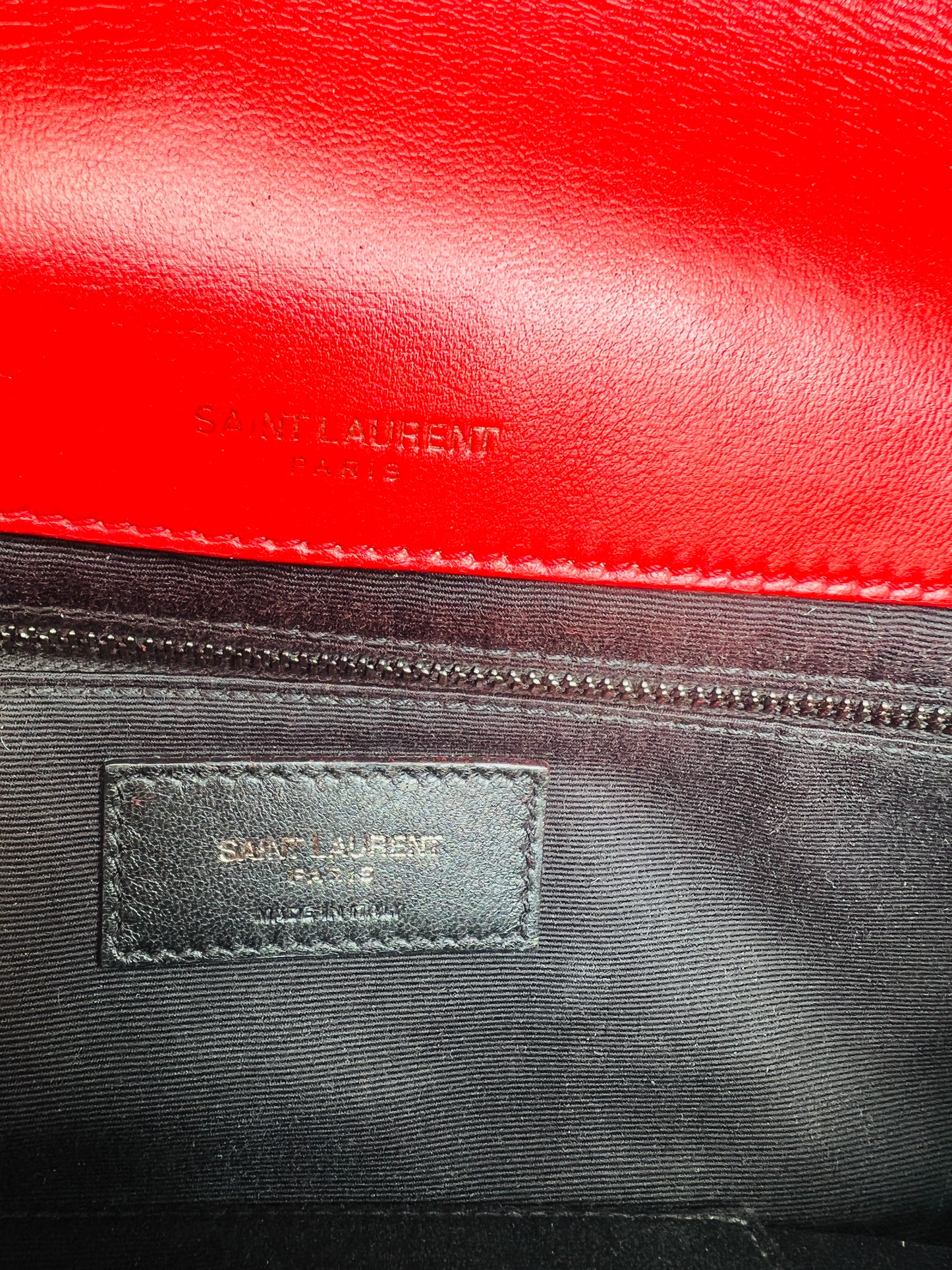 Red Jamie Leather Bag