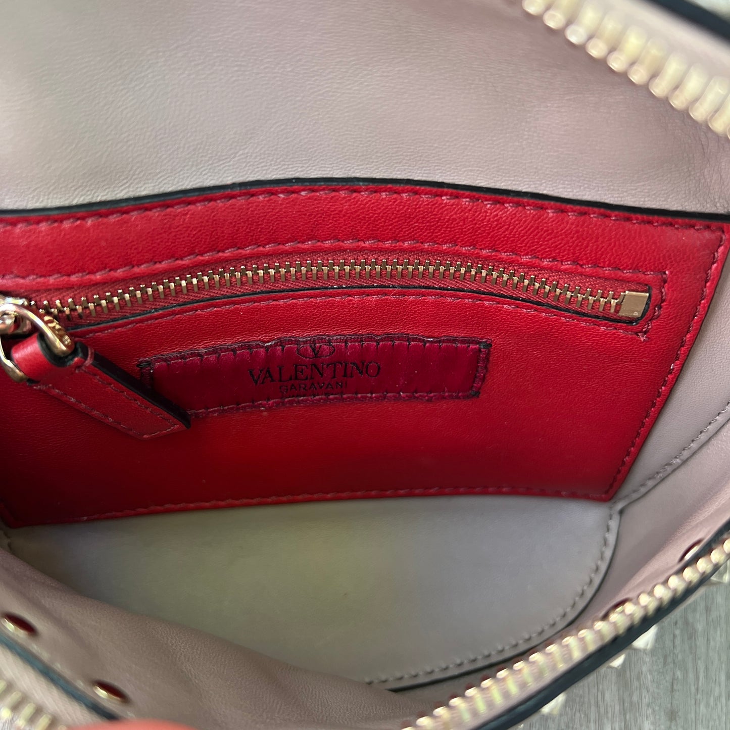 Nude Rockstud Belt Bag