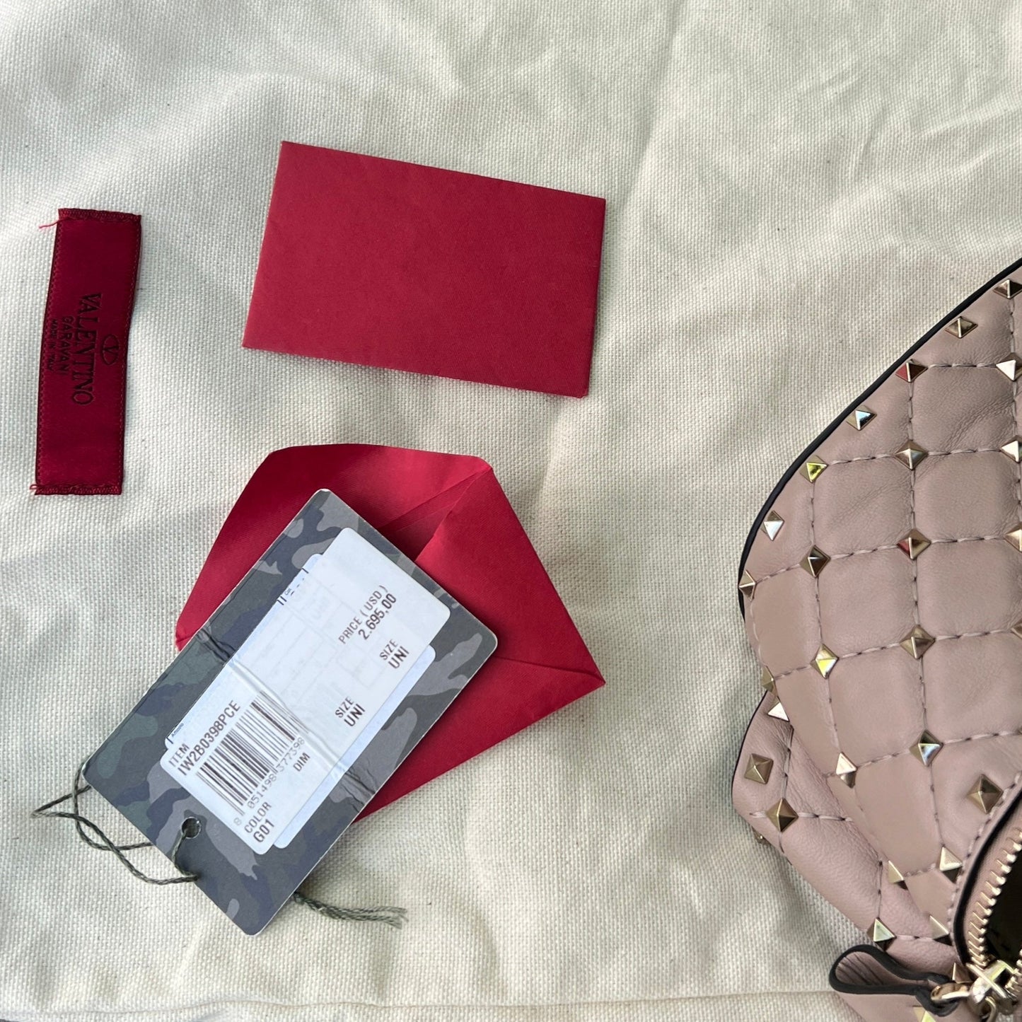 Nude Rockstud Belt Bag