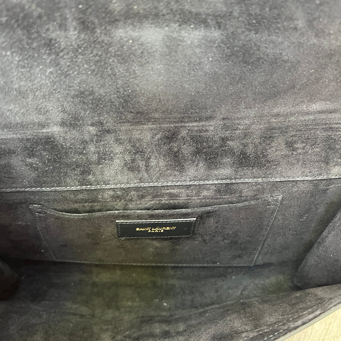 Black Leather Clutch
