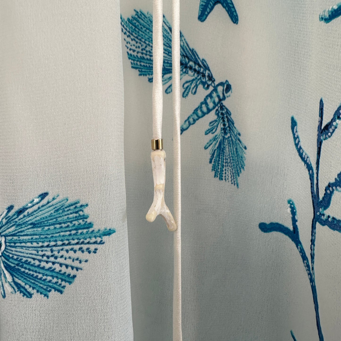 Turquoise & White Kimono - OS