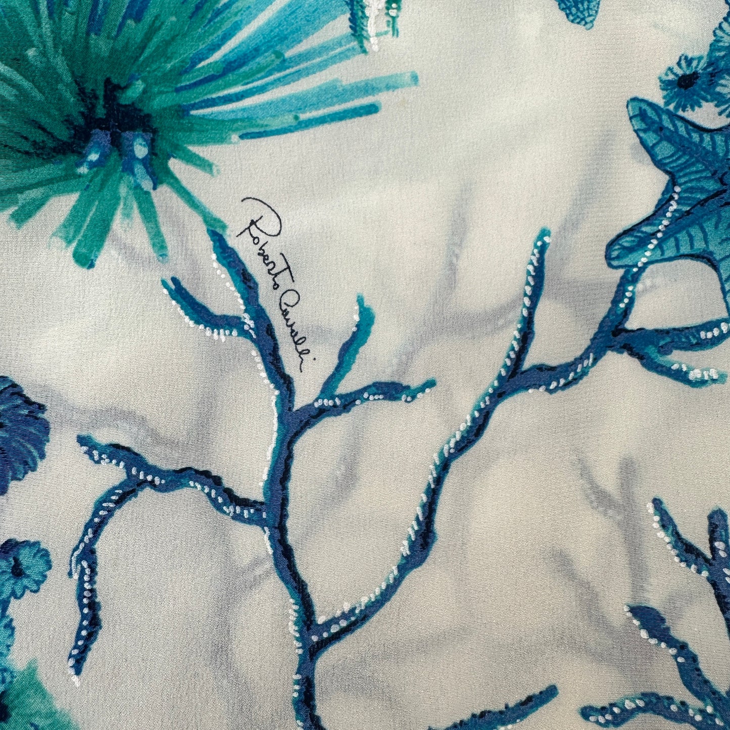 Turquoise & White Kimono - OS