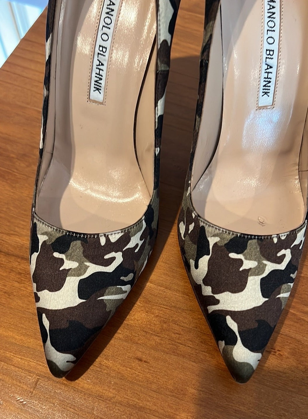 Camouflage Print Heels - 8