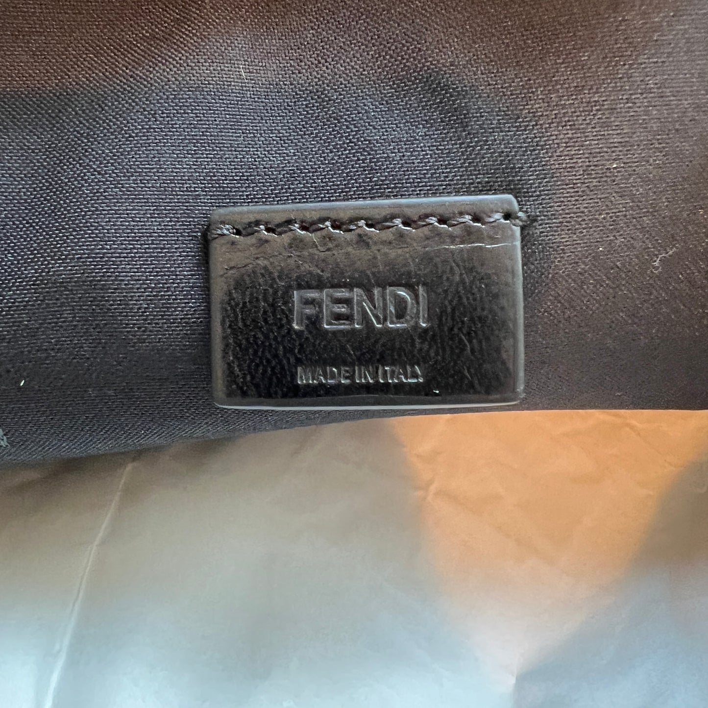 Black Leather Clutch