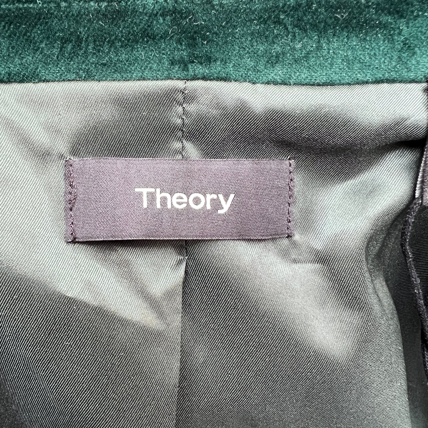 Green Velvet Blazer - 2