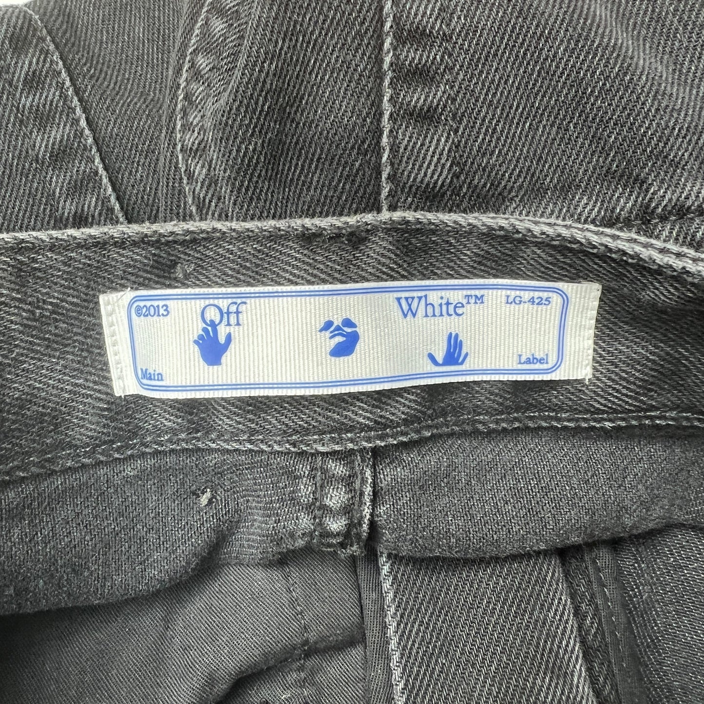 Off-White Grey Jeans - 25