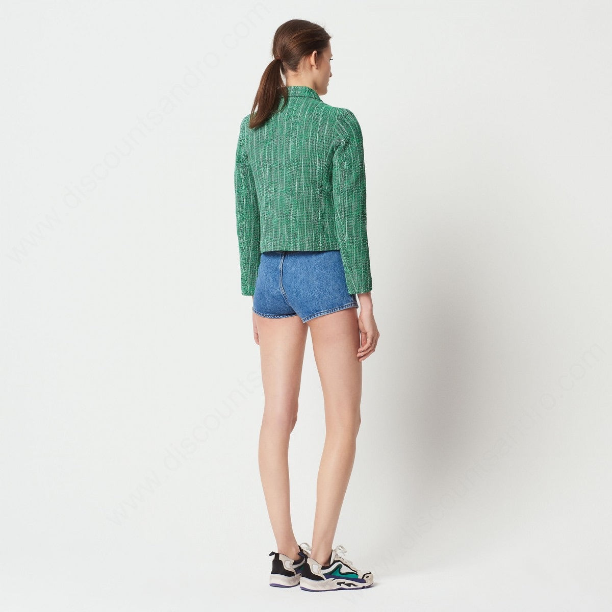 Green Tweed Jacket - S
