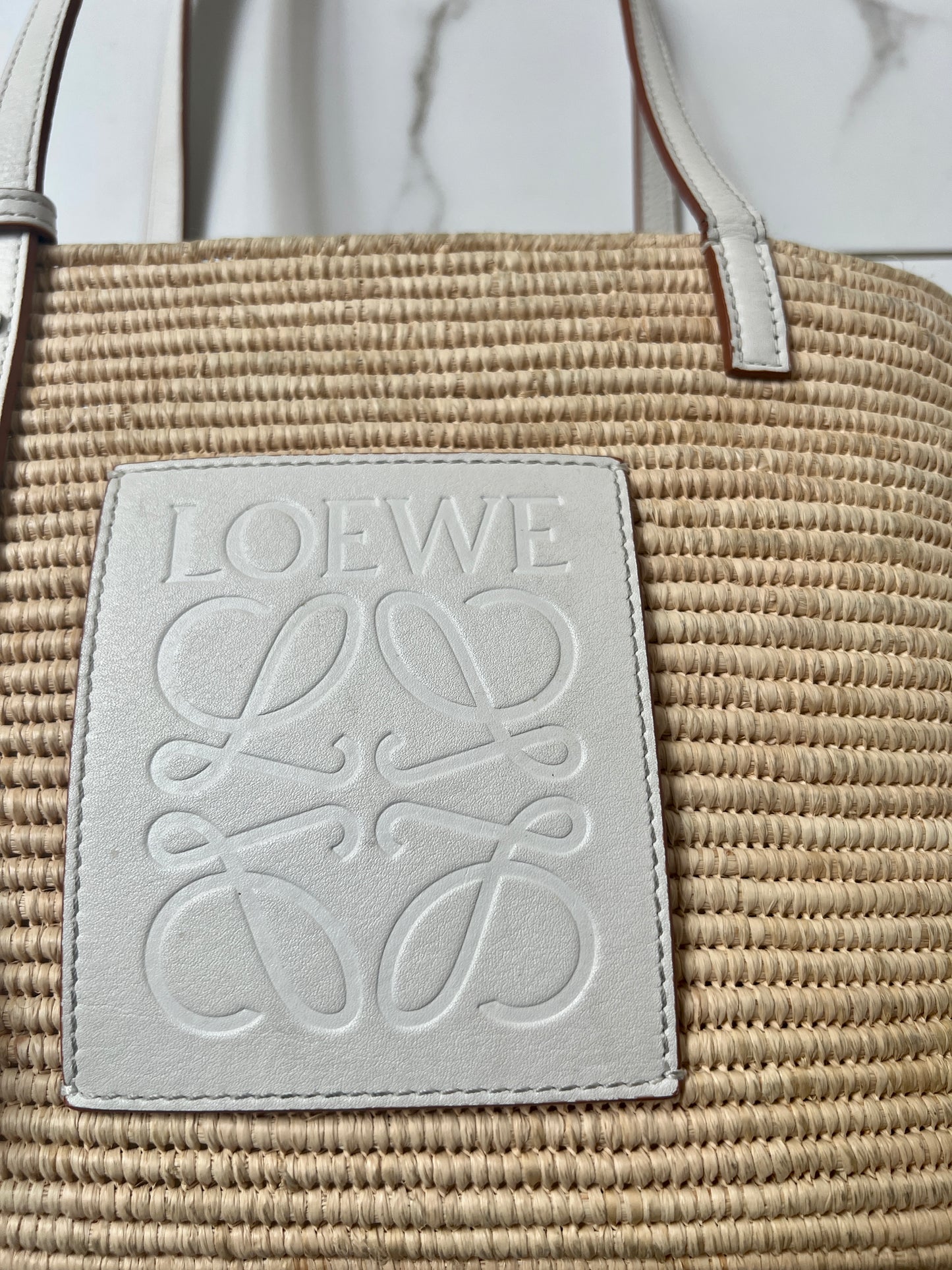 Square Raffia Bag