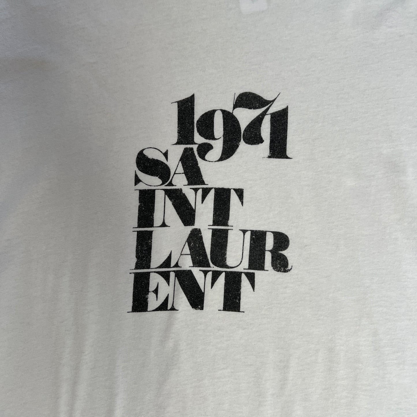 White Printed T-shirt - S