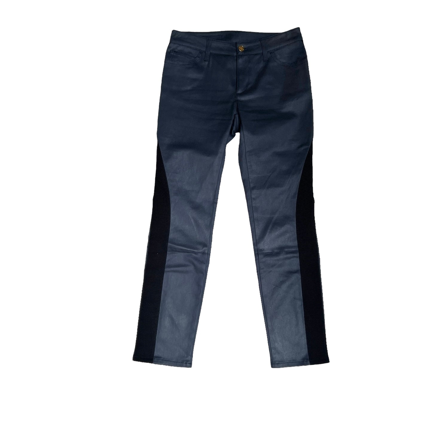 Blue Jeans with Black Details - S