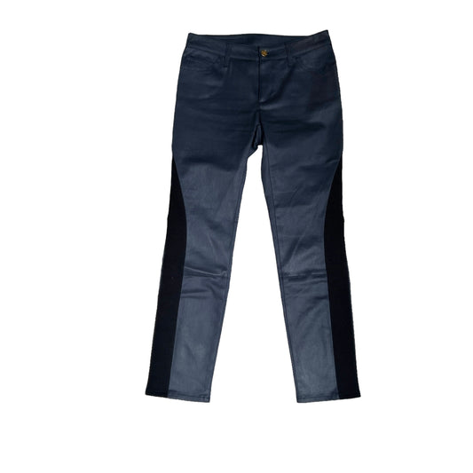 Blue Jeans with Black Details - S
