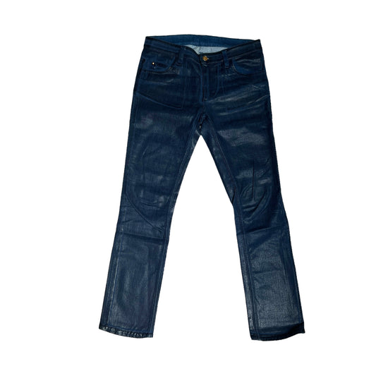 Waxed Blue Jeans - S