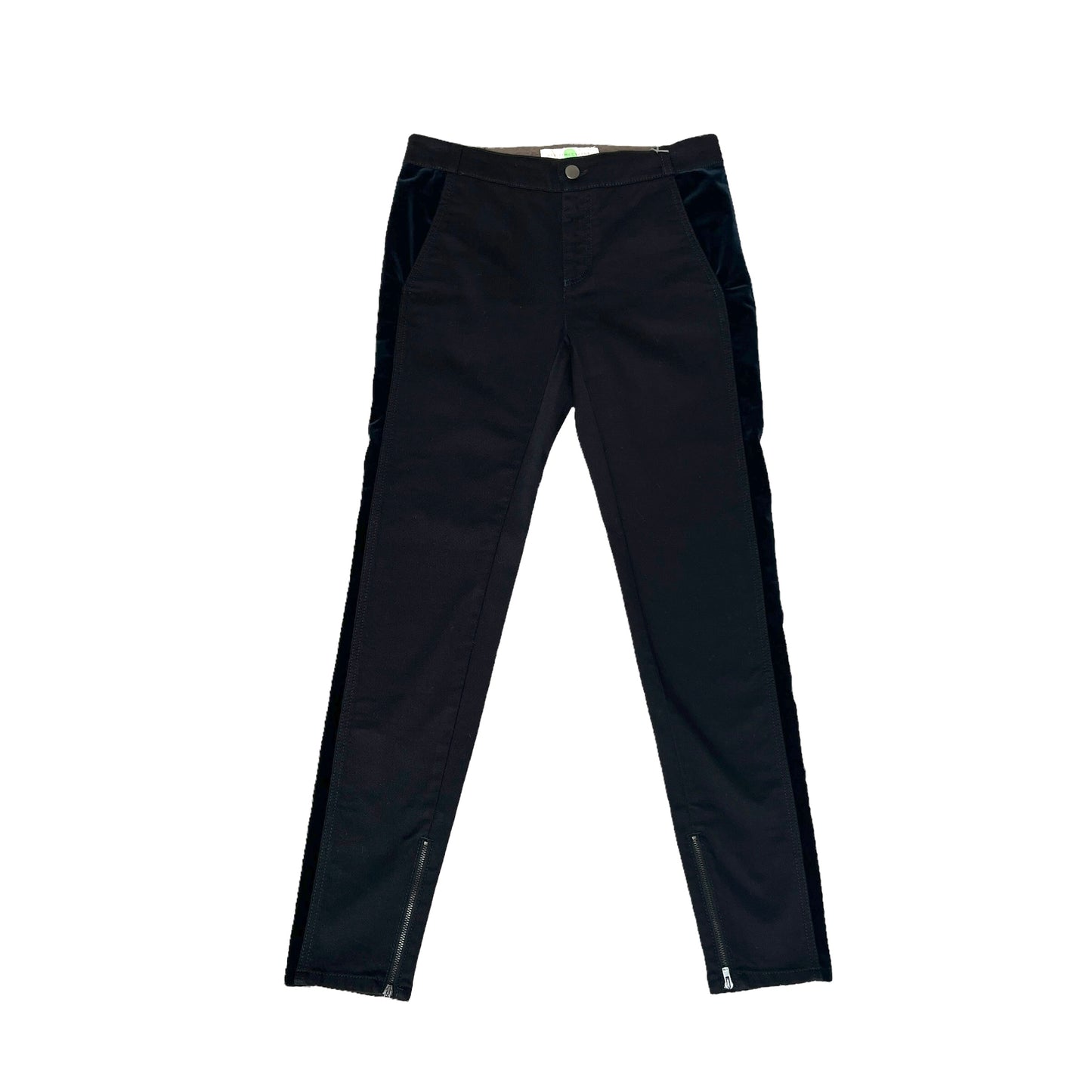 Black Pants with Blue Velvet - 27