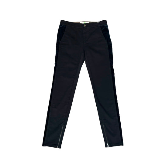 Black Pants with Blue Velvet - 27