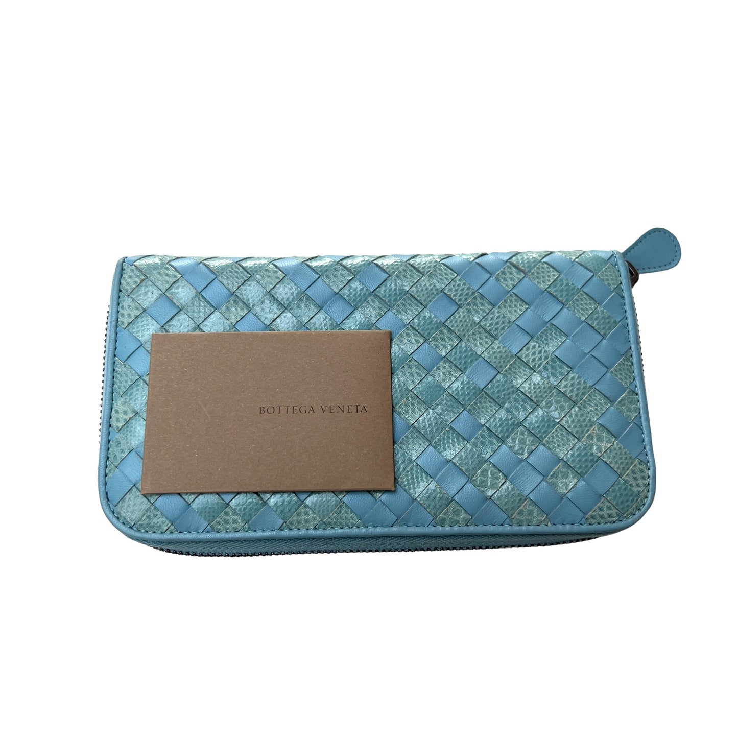 Light Blue Continental Wallet