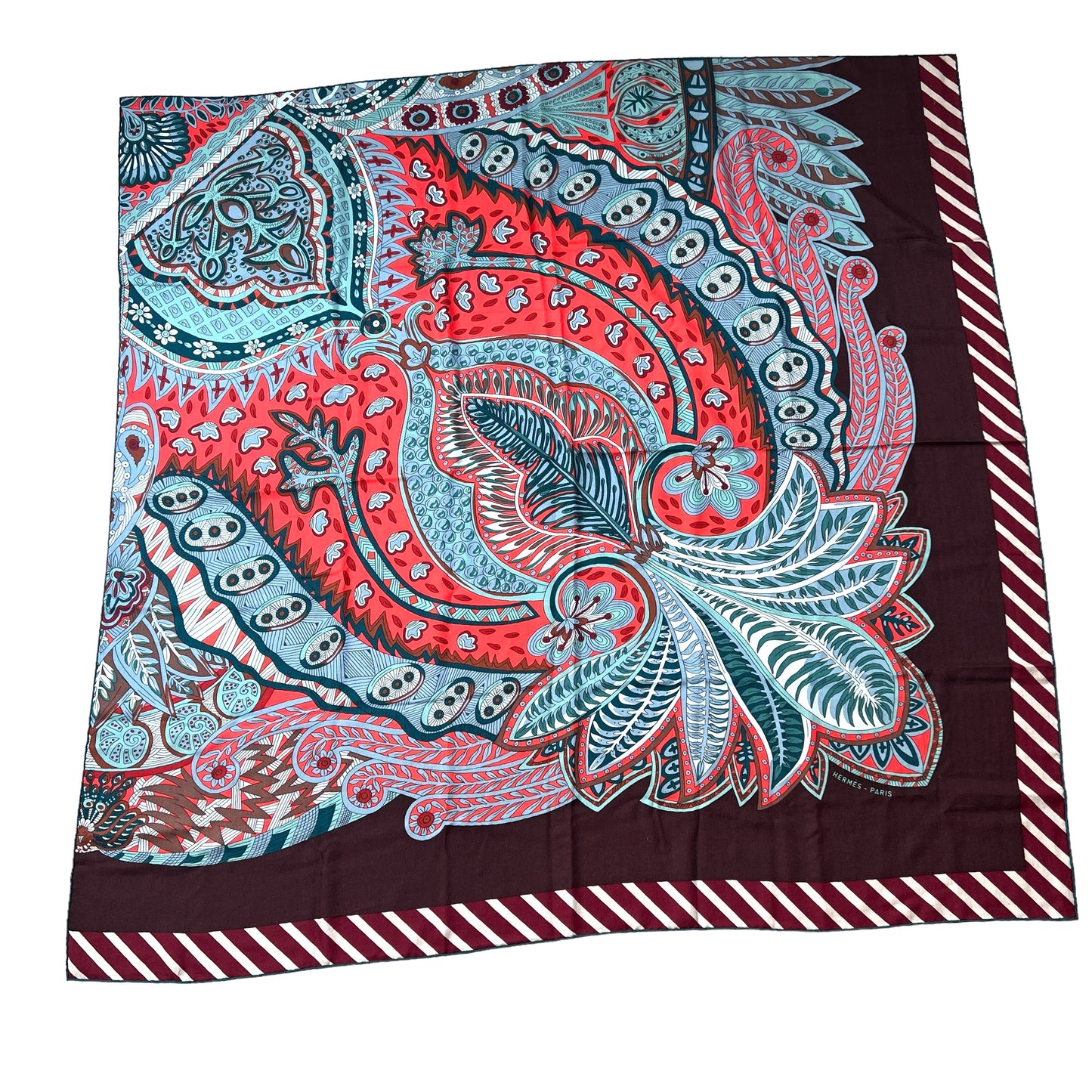 Burgundy Cashmere Shawl