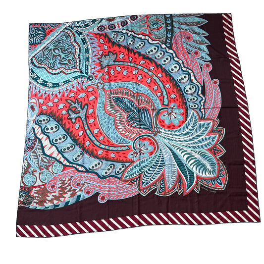 Burgundy Cashmere Shawl