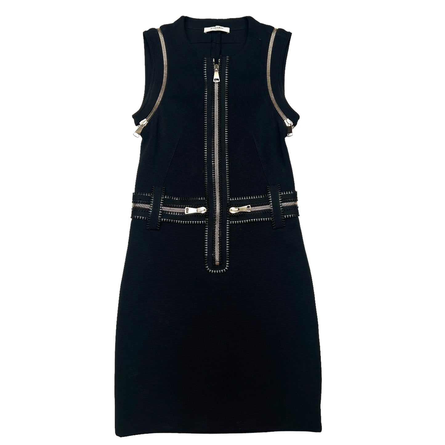 Black & Gold Mini Dress - S