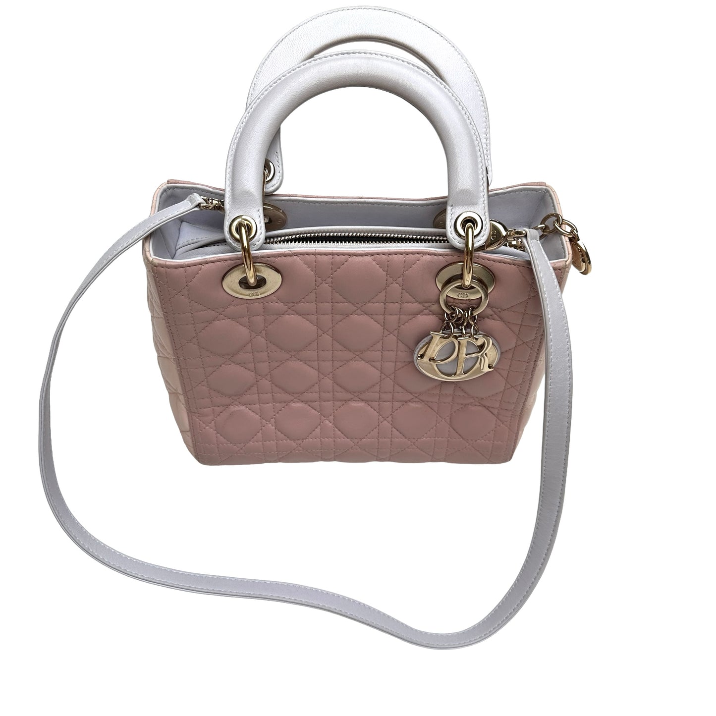 Small Tricolor Lady Dior Bag