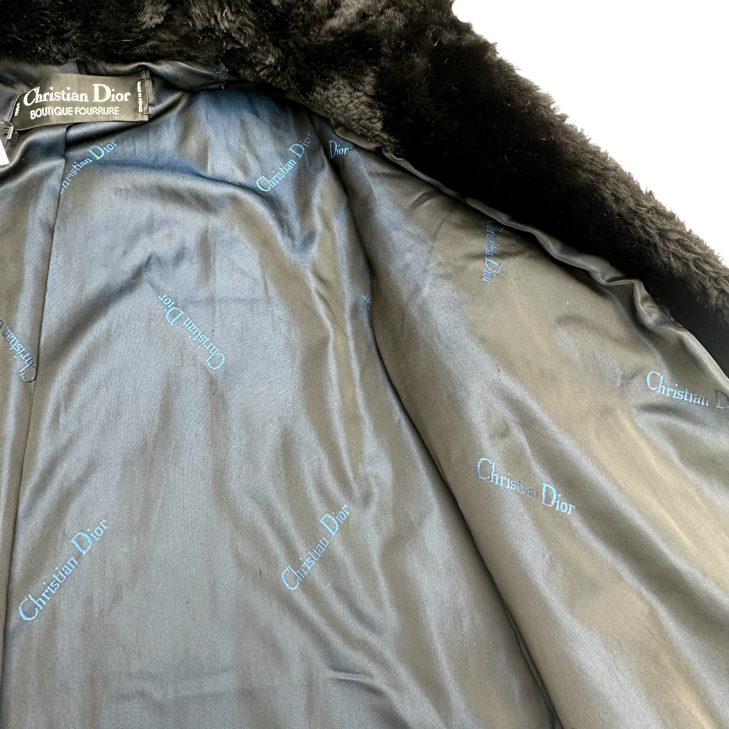 Vintage Faux Fur Coat - S/M