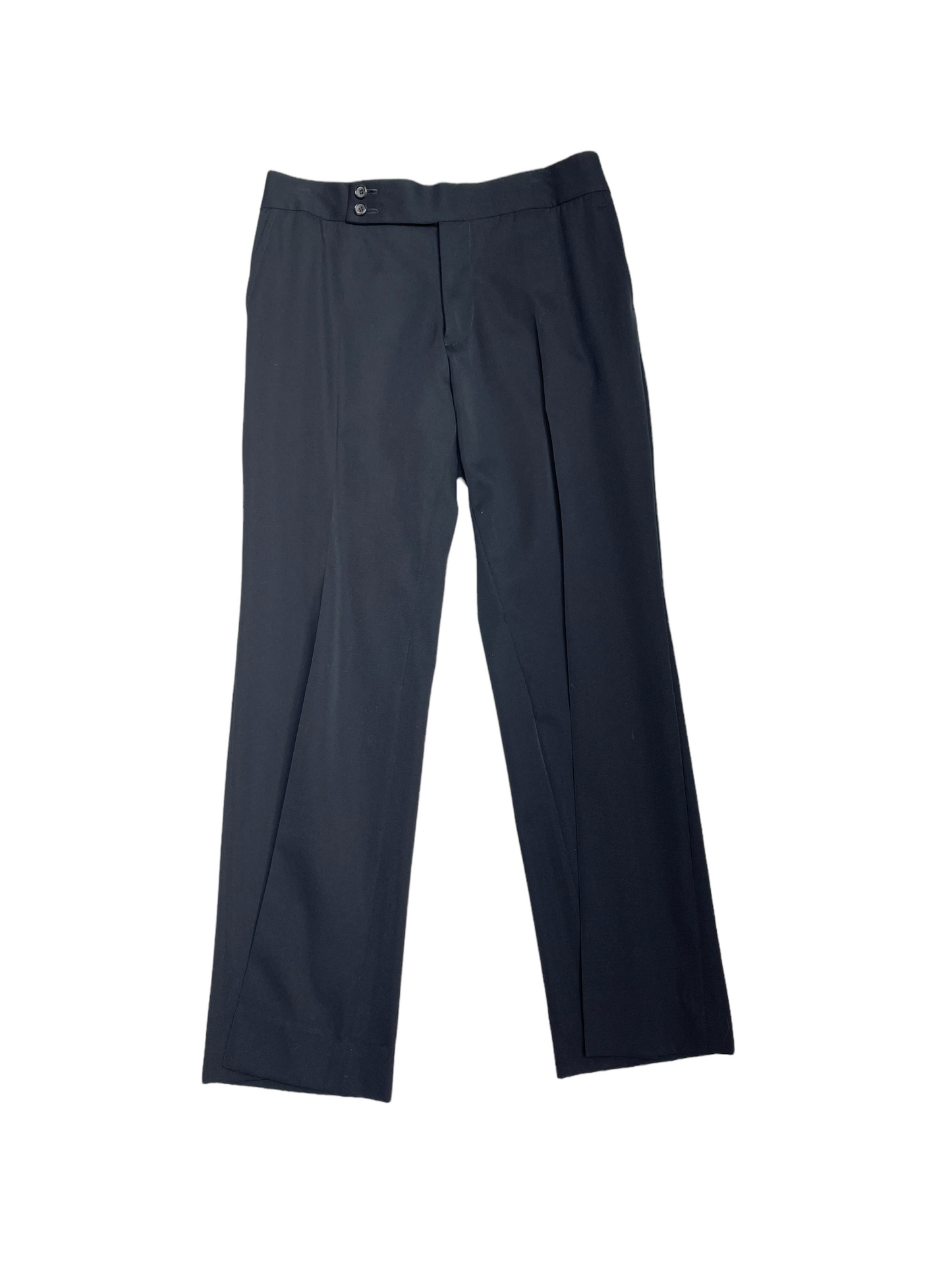Black Wool Pants - M