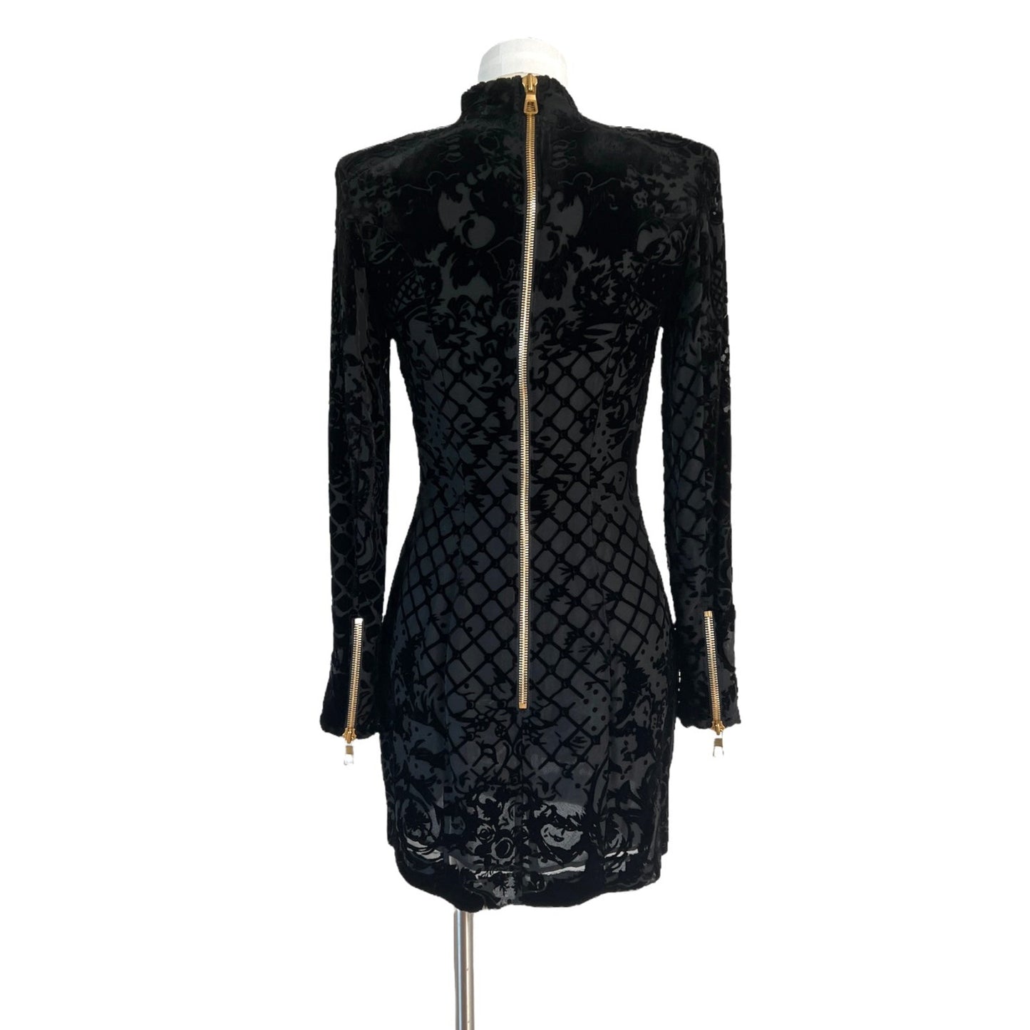 Black Long Sleeves Dress - 4
