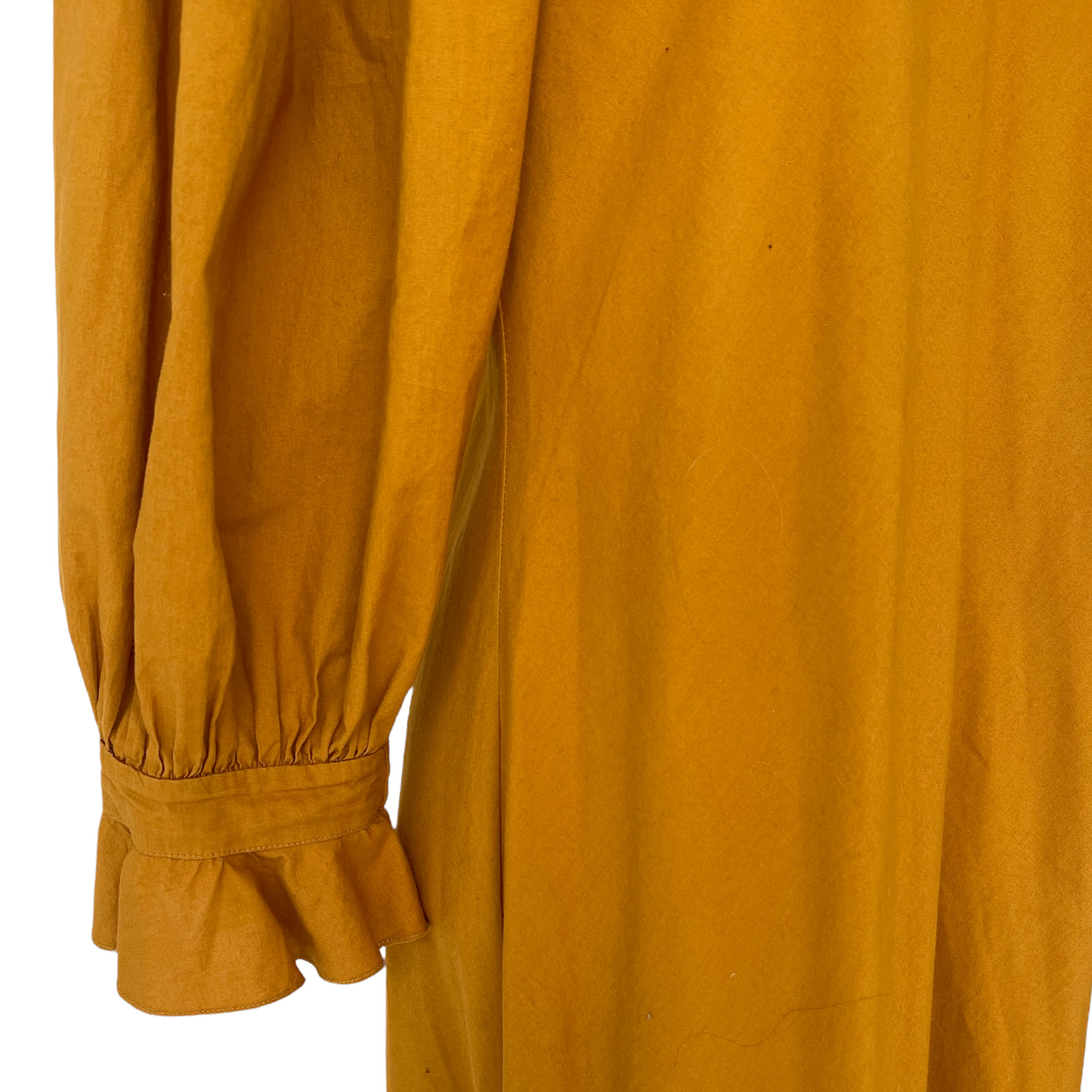 Mustard Cotton Dress - S