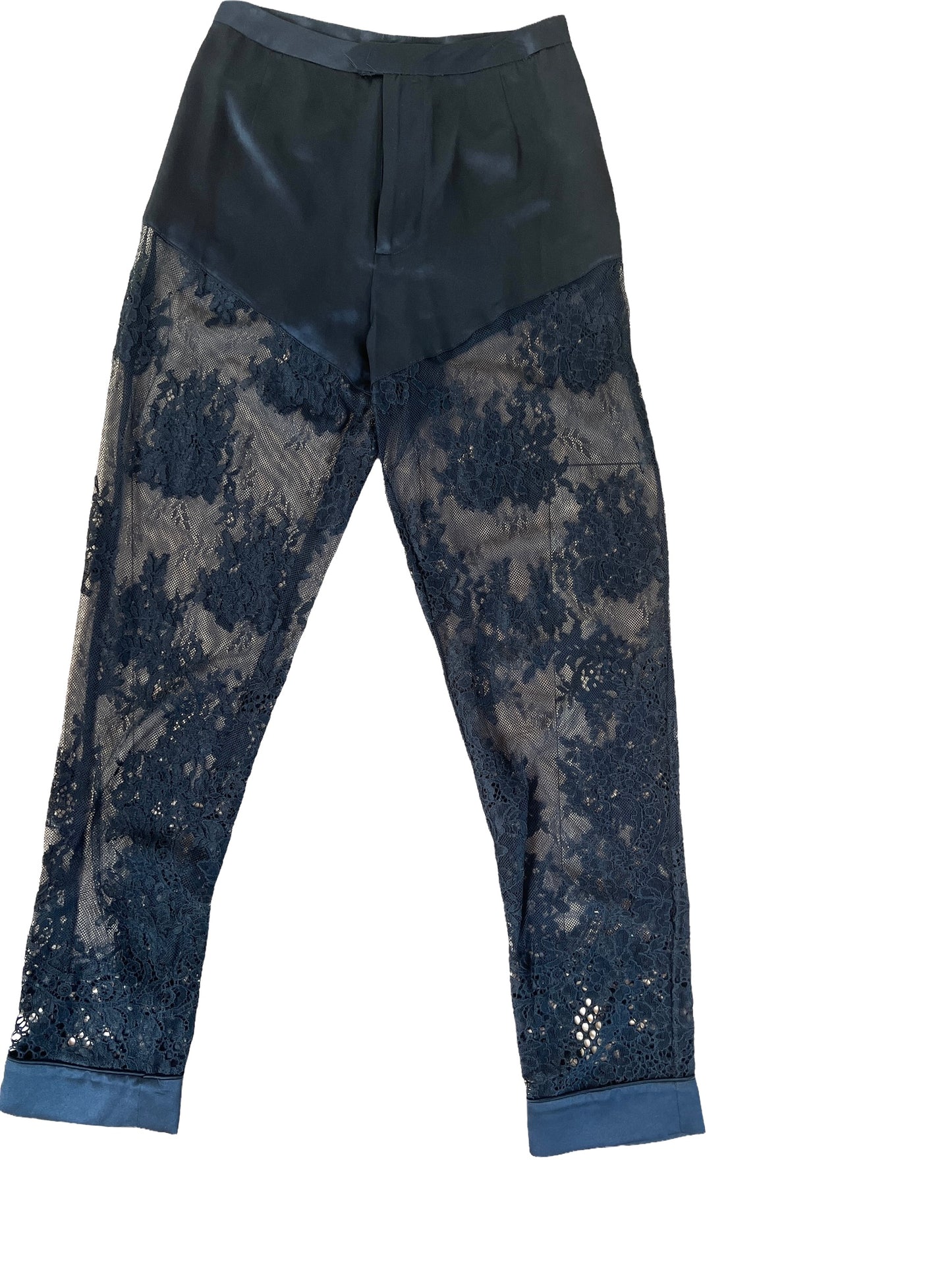 Black Lace Pants - 4