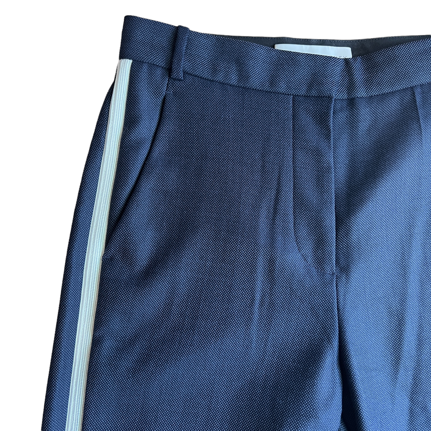 Wool Navy Pants - S