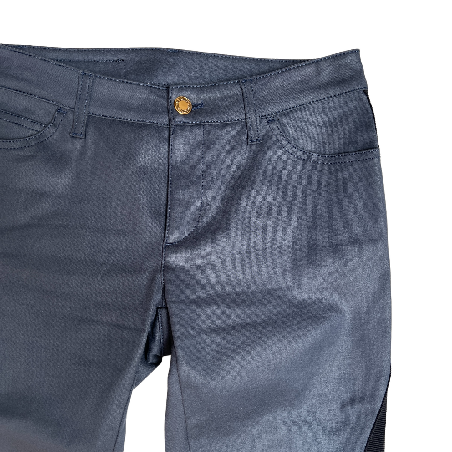 Blue Jeans with Black Details - S