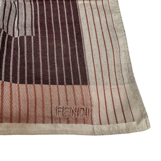 Brown Cotton Scarf