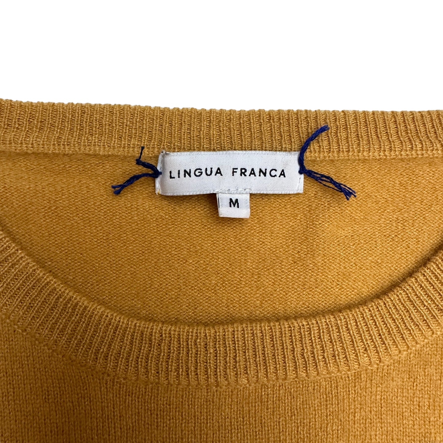 Yellow Cashmere Sweater - M