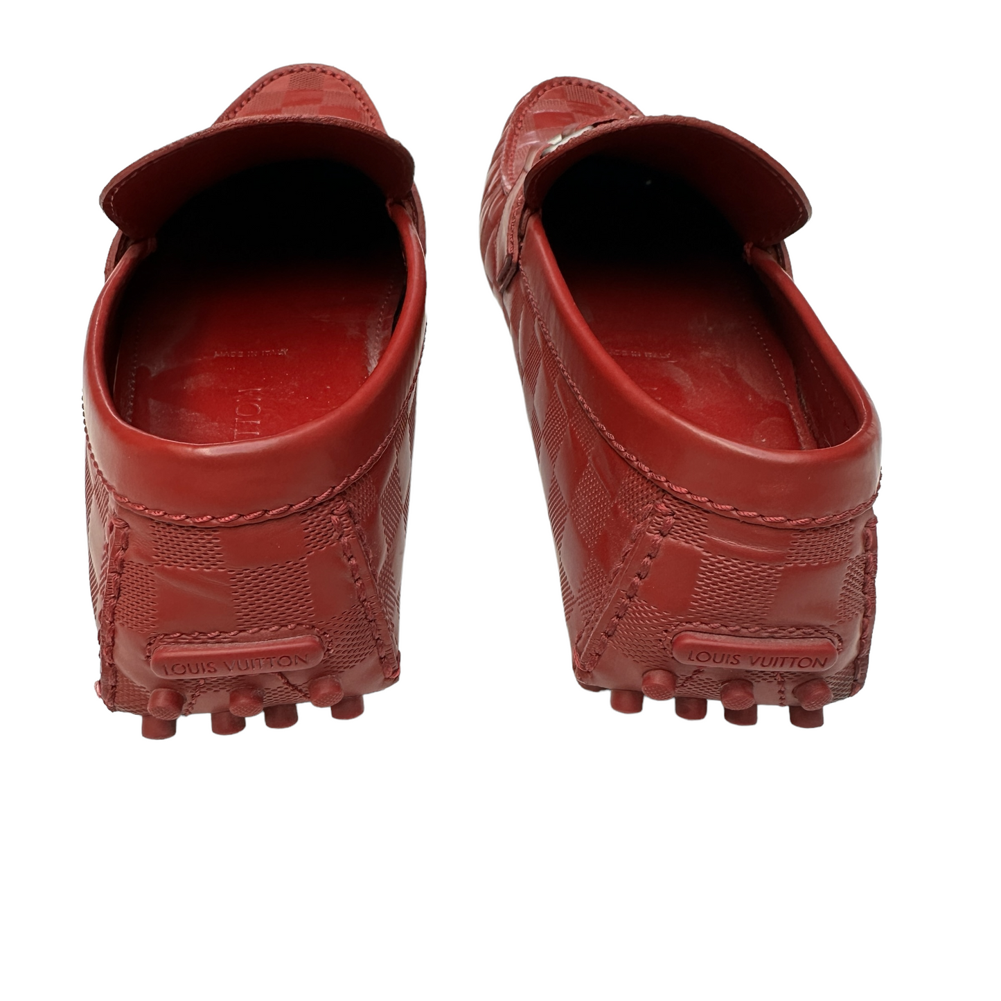 Men Red Loafers - 8