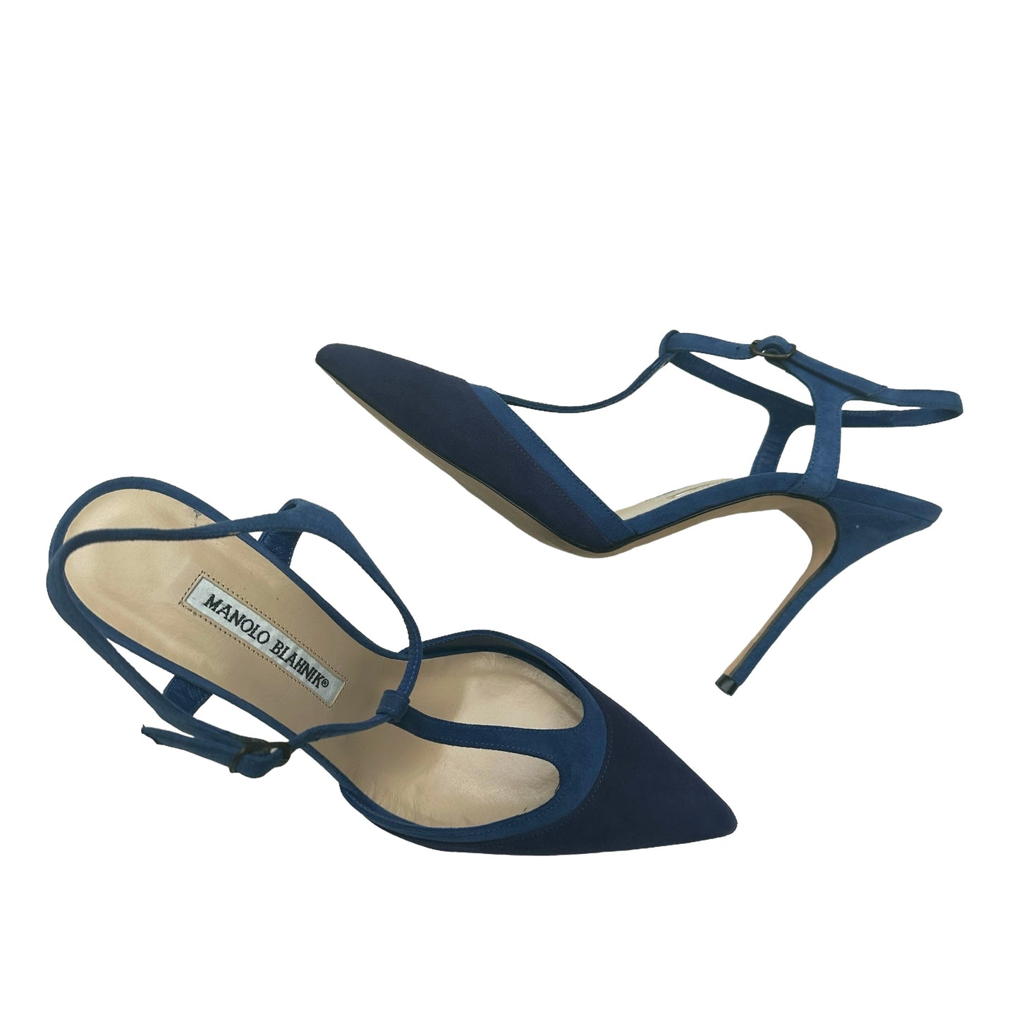 Blue Suede Heels - 7