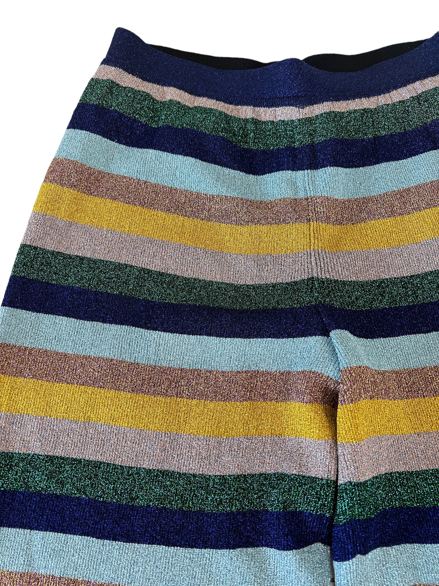 Striped Wide Leg Pants - S