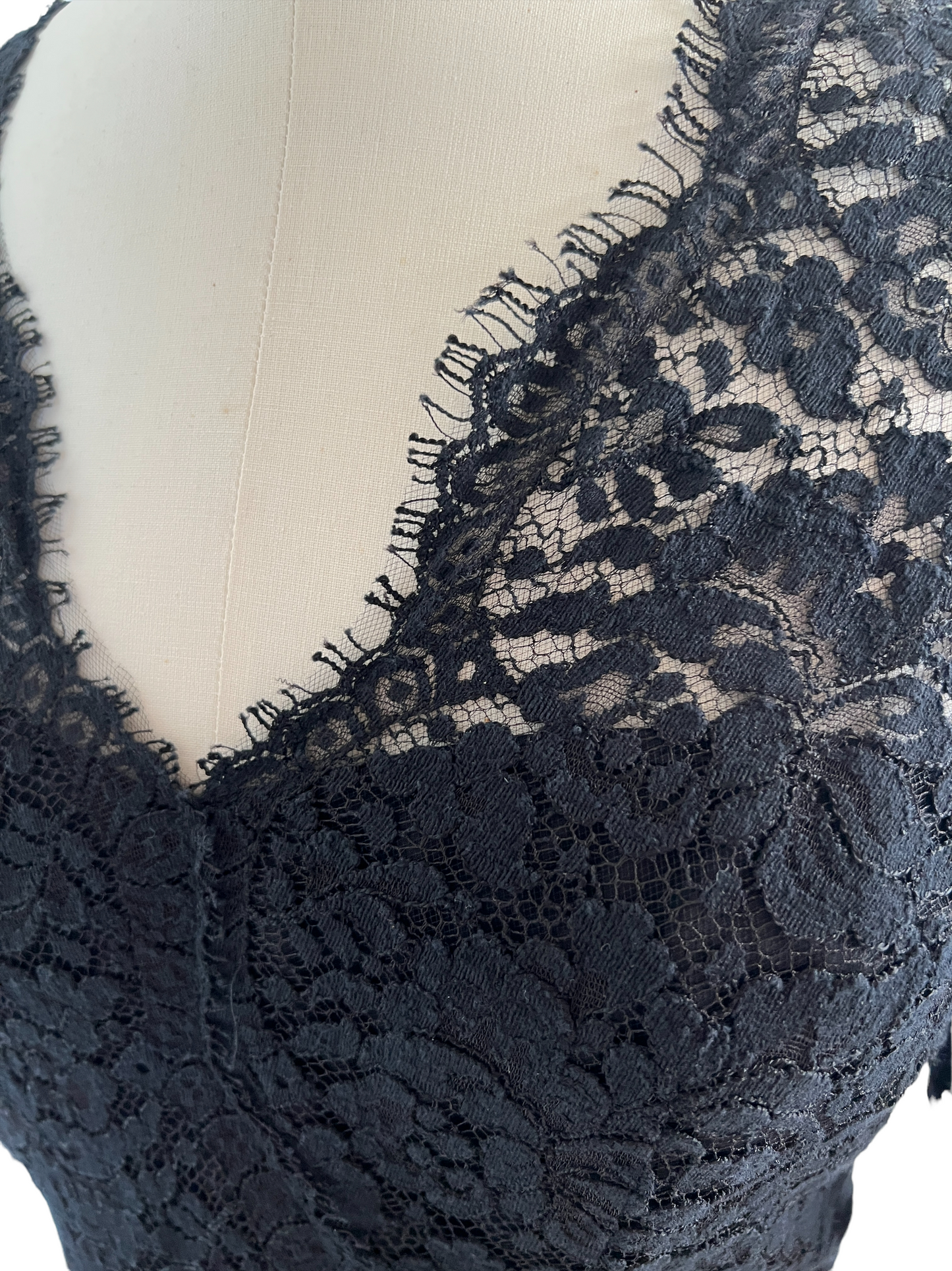 Black Lace Dress - 8