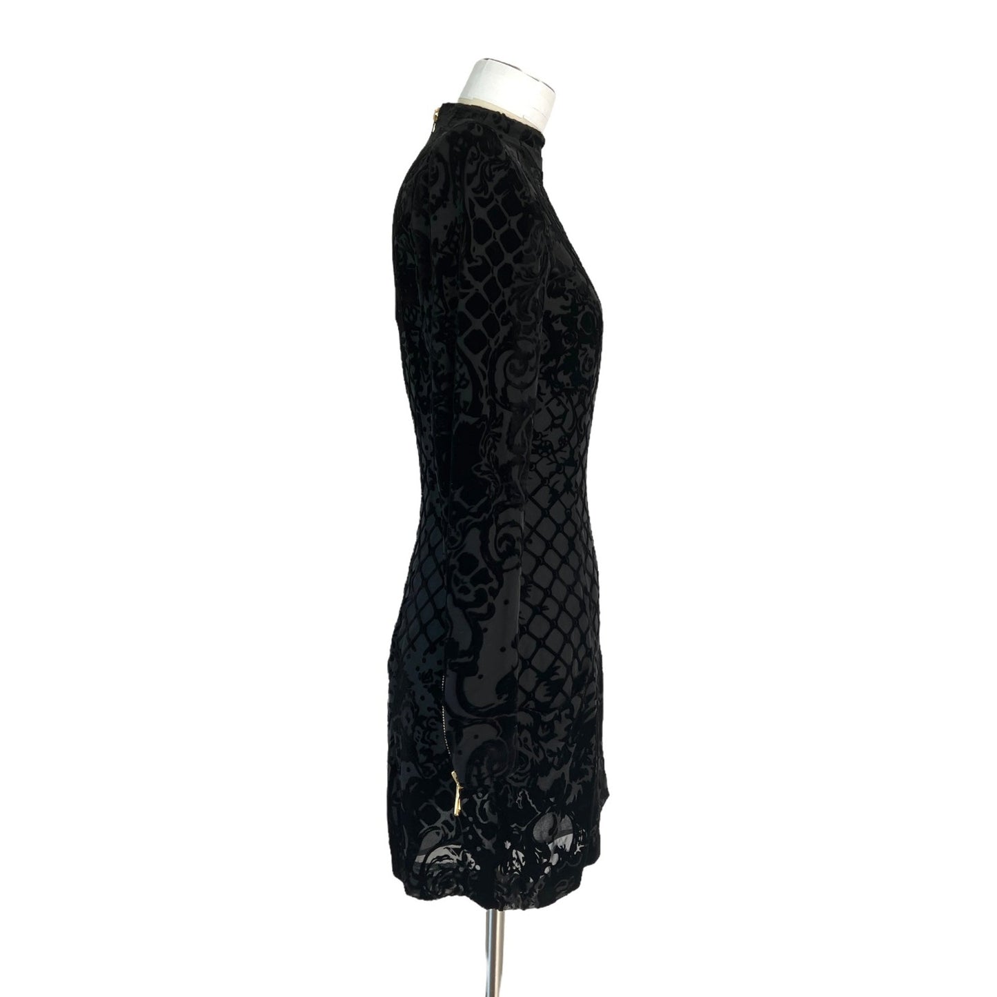 Black Long Sleeves Dress - 4