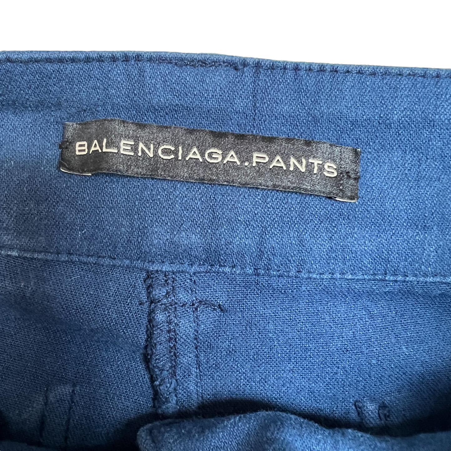 Blue Cotton Jeans - S