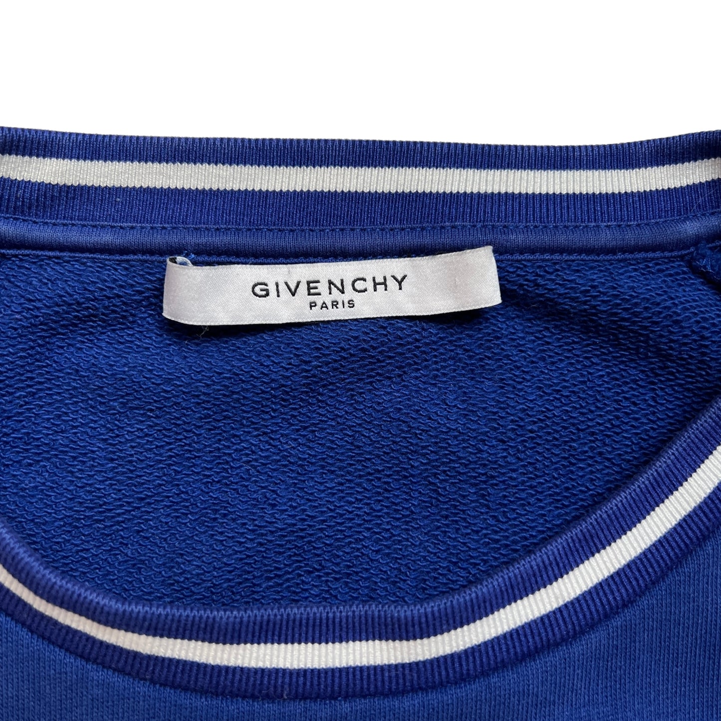 Blue Logo Men Sweatshirt - M